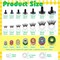 28pcs Glitter Plastic Safety Eyes with Washers & Black Eyelashes – 12mm to 30mm for Amigurumis, Dolls, Puppets, and Crafts